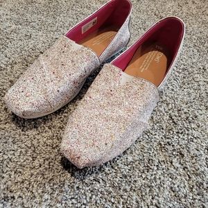 Glitter TOMS - Women's 8.5
